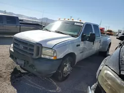 Salvage trucks for sale at Anthony, TX auction: 2002 Ford F350 Super Duty