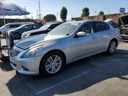 Salvage cars for sale at Wilmington, CA auction: 2011 Infiniti G37 Base