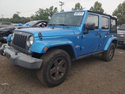 Jeep salvage cars for sale: 2015 Jeep Wrangler Unlimited Sport