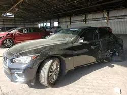 Salvage cars for sale at Phoenix, AZ auction: 2020 Infiniti Q50 Pure