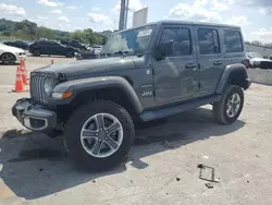 Jeep salvage cars for sale: 2018 Jeep Wrangler Unlimited Sahara