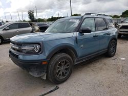 Salvage cars for sale at Miami, FL auction: 2023 Ford Bronco Sport BIG Bend