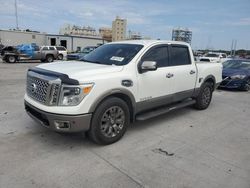 Salvage cars for sale at New Orleans, LA auction: 2017 Nissan Titan SV