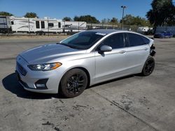 Salvage cars for sale at Sacramento, CA auction: 2019 Ford Fusion SE