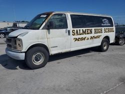 Salvage trucks for sale at New Orleans, LA auction: 2001 Chevrolet Express G3500