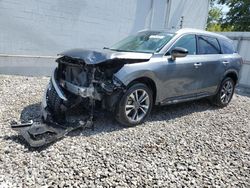 Salvage cars for sale at Columbus, OH auction: 2024 Infiniti QX60 Luxe