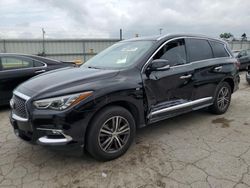 Salvage cars for sale at Dyer, IN auction: 2019 Infiniti QX60 Luxe