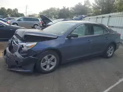 Salvage cars for sale at Moraine, OH auction: 2013 Chevrolet Malibu LS