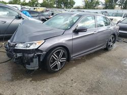 Salvage cars for sale from Copart Bridgeton, MO: 2016 Honda Accord Sport