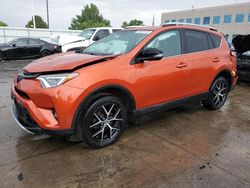 Salvage cars for sale at Littleton, CO auction: 2016 Toyota Rav4 SE