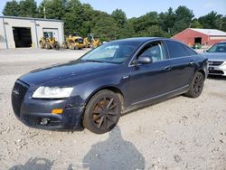 Salvage cars for sale at Mendon, MA auction: 2011 Audi A6 Prestige