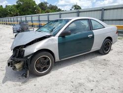 Vehiculos salvage en venta de Copart Fort Pierce, FL: 2002 Honda Civic LX