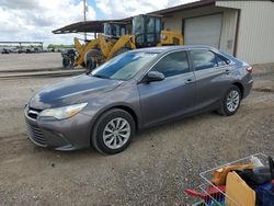 Salvage cars for sale at Temple, TX auction: 2015 Toyota Camry LE