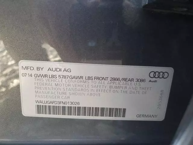 2015 Audi A8 Quattro