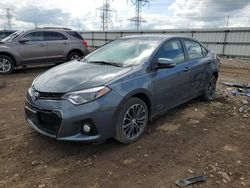 Salvage cars for sale at Elgin, IL auction: 2015 Toyota Corolla L