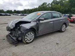 Salvage cars for sale at Ellwood City, PA auction: 2018 Nissan Sentra S