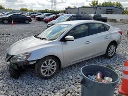 Salvage cars for sale at Barberton, OH auction: 2019 Nissan Sentra S