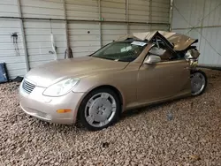 Vehiculos salvage en venta de Copart China Grove, NC: 2003 Lexus SC 430