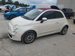 Salvage cars for sale at Lawrenceburg, KY auction: 2012 Fiat 500 Lounge