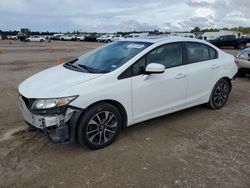 Salvage cars for sale at Houston, TX auction: 2014 Honda Civic EX