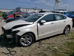 Ford salvage cars for sale: 2018 Ford Fusion SE Hybrid