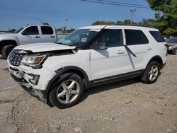 Ford Explorer salvage cars for sale: 2017 Ford Explorer XLT