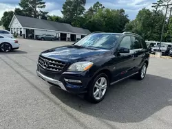 Mercedes-Benz salvage cars for sale: 2012 Mercedes-Benz ML 350 4matic