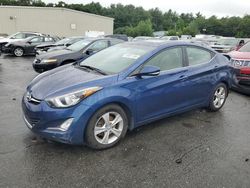 Salvage cars for sale at Exeter, RI auction: 2016 Hyundai Elantra SE