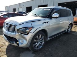 Salvage cars for sale at Jacksonville, FL auction: 2012 Infiniti QX56