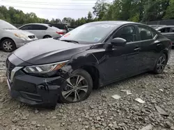 Salvage cars for sale at Waldorf, MD auction: 2022 Nissan Sentra SV