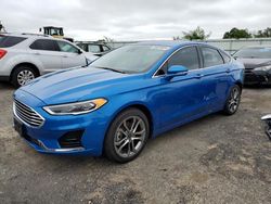 Ford Fusion salvage cars for sale: 2019 Ford Fusion SEL