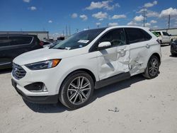 Salvage cars for sale at Haslet, TX auction: 2020 Ford Edge Titanium