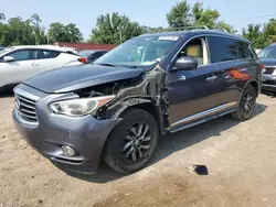 Vehiculos salvage en venta de Copart Baltimore, MD: 2013 Infiniti JX35