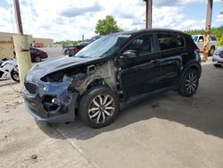 KIA salvage cars for sale: 2017 KIA Sportage EX