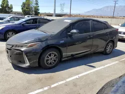 Salvage cars for sale at Rancho Cucamonga, CA auction: 2022 Toyota Prius Prime LE