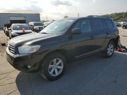 Salvage cars for sale at Dyer, IN auction: 2010 Toyota Highlander SE