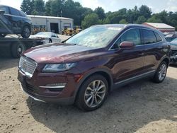 Lincoln salvage cars for sale: 2019 Lincoln MKC Select