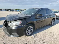 Salvage cars for sale at San Antonio, TX auction: 2019 Nissan Sentra S