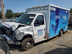 Salvage trucks for sale at Glassboro, NJ auction: 2017 Ford Econoline E350 Super Duty Cutaway Van