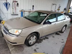 Chevrolet salvage cars for sale: 2004 Chevrolet Malibu LS