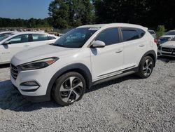 Salvage cars for sale from Copart Fairburn, GA: 2017 Hyundai Tucson Limited