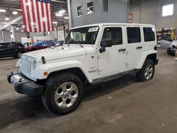 Jeep Wrangler salvage cars for sale: 2014 Jeep Wrangler Unlimited Sahara