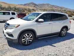 Salvage cars for sale at Reno, NV auction: 2017 Honda Pilot Elite