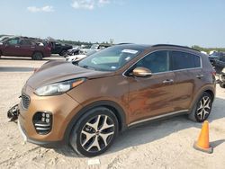 Salvage cars for sale at Houston, TX auction: 2019 KIA Sportage SX