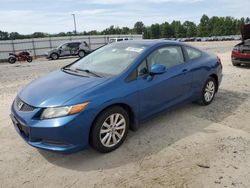 Salvage cars for sale at Lumberton, NC auction: 2012 Honda Civic EX