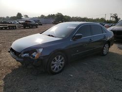 Salvage cars for sale at Hillsborough, NJ auction: 2007 Honda Accord EX