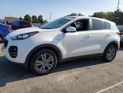 Salvage cars for sale at Moraine, OH auction: 2019 KIA Sportage LX