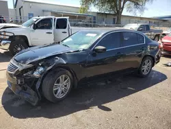 Salvage cars for sale at Albuquerque, NM auction: 2011 Infiniti G37 Base