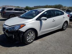 Salvage cars for sale at Las Vegas, NV auction: 2016 KIA Forte LX