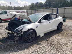 Salvage cars for sale at Ellenwood, GA auction: 2022 Tesla Model 3